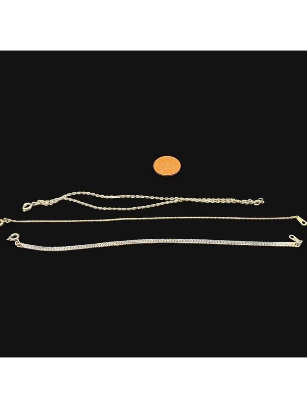 Gold-Toned Chain Necklaces - Set of 3